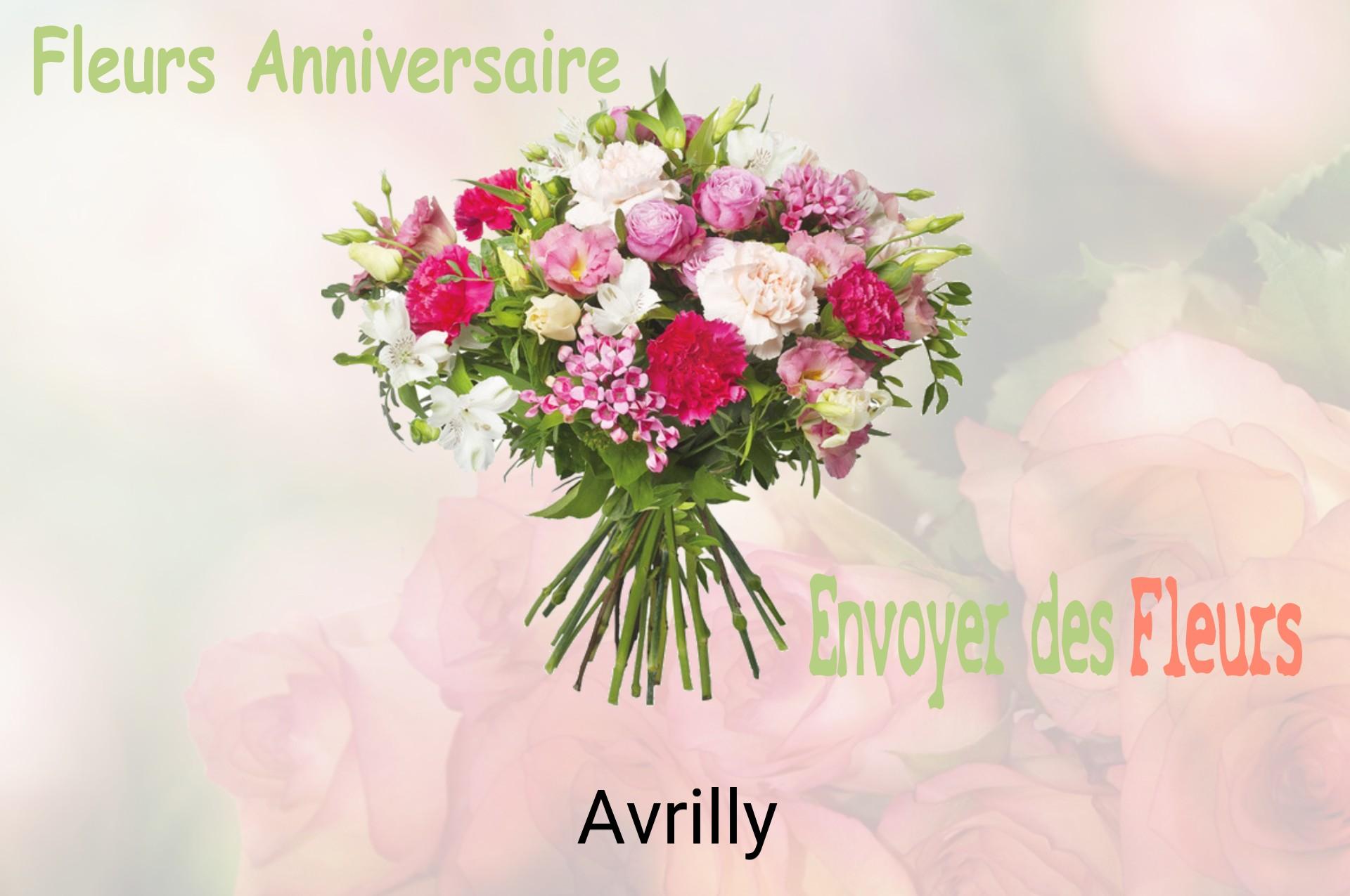 Bouquet de fleurs d’anniversaire livré à Avrilly