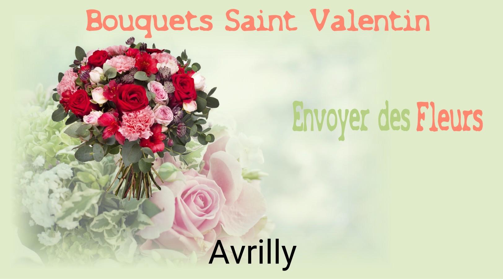 Roses de Saint-Valentin livrées à Avrilly